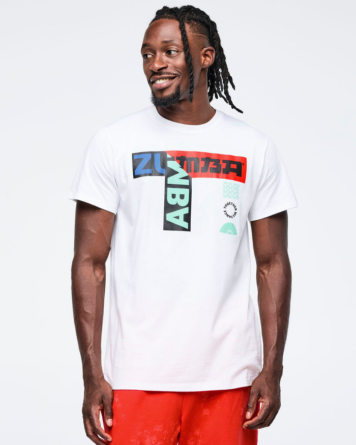 Wear It Out White # Eastern Flavor Crew Neck Tee - White