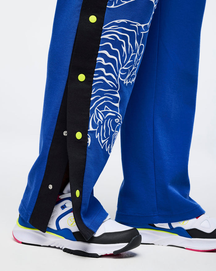 So Into Blue # Eastern Flavor Men's Side Snap Pant