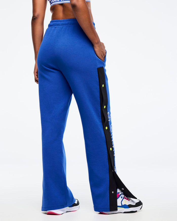 So Into Blue # Eastern Flavor Men's Side Snap Pant