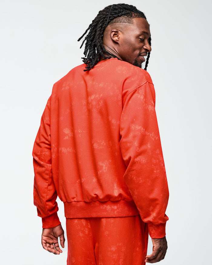Fuego Red # Eastern Flavor Pullover Sweatshirt