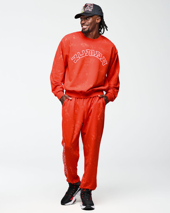 Fuego Red # Eastern Flavor Pullover Sweatshirt