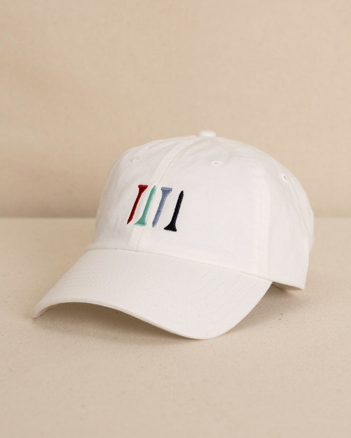 The front view of the Southern Tide Embroidered ST x Match South Hat by Southern Tide - Golf Tees