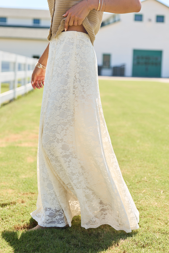 Endless Charm Lace Maxi Skirt