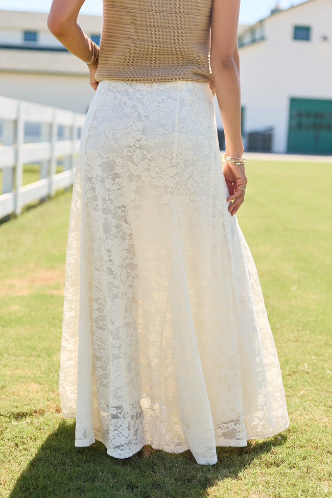 Endless Charm Lace Maxi Skirt