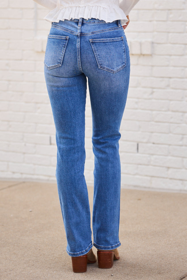 Everest Medium Wash Bootcut Jeans FINAL SALE