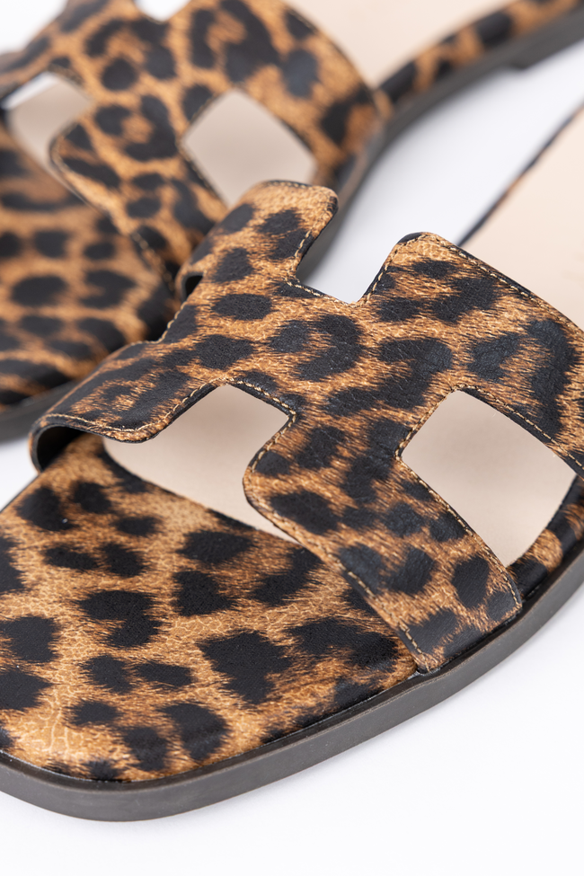 Everlee Leopard Sandal FINAL SALE