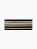 Fascia donna pile nero righe multicolor - Gallo 1927 - Official Online Shop