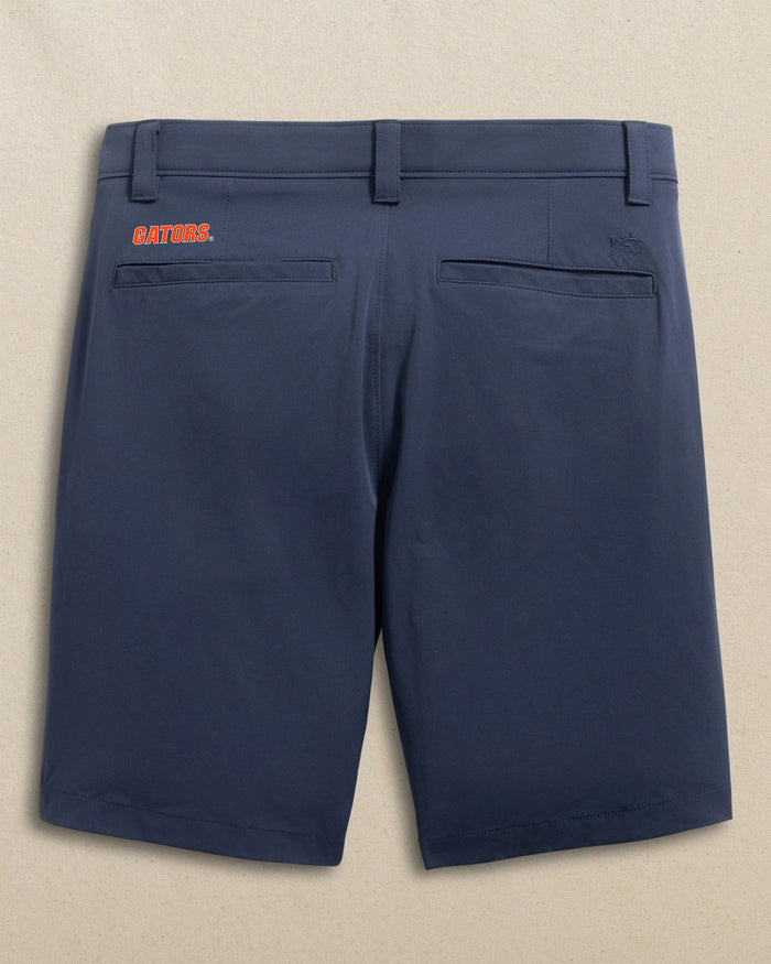 The back view of the Southern Tide Florida Gators Birdie 8" Coastal Breeze® Performance Short by Southern Tide - True Navy