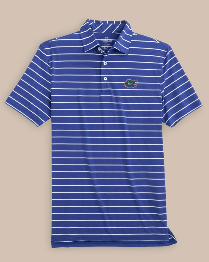 Florida Gators brrr°®-eeze Desmond Stripe Polo C_Polo Shirts Southern Tide
