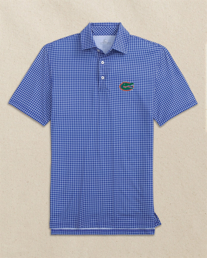 Florida Gators Driver Dunes Edge Plaid Polo C_Polo Shirts Southern Tide