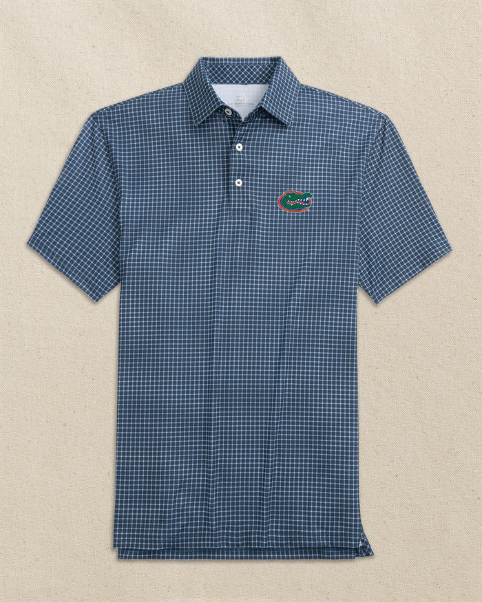 Florida Gators Driver Dunes Edge Plaid Polo C_Polo Shirts Southern Tide