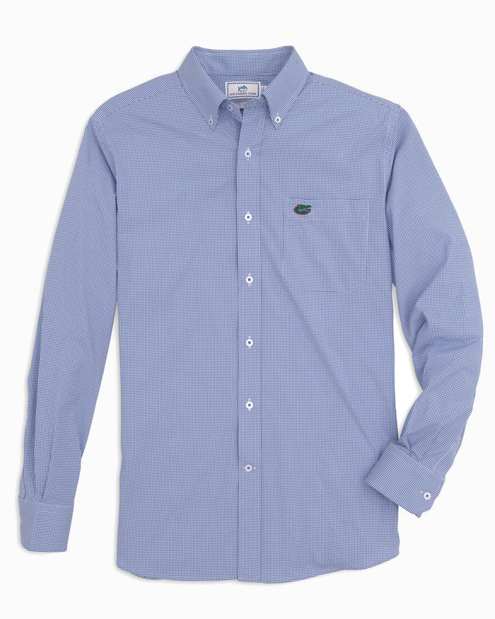 Florida Gators Gingham Button Down Shirt