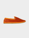 Friulane donna velluto arancio tinta unita - Gallo 1927 - Official Online Shop