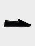 Friulane donna velluto nero tinta unita - Gallo 1927 - Official Online Shop