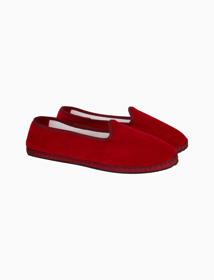 Friulane unisex velluto ribes tinta unita - Gallo 1927 - Official Online Shop