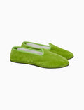 Friulane unisex velluto verde tinta unita - Gallo 1927 - Official Online Shop