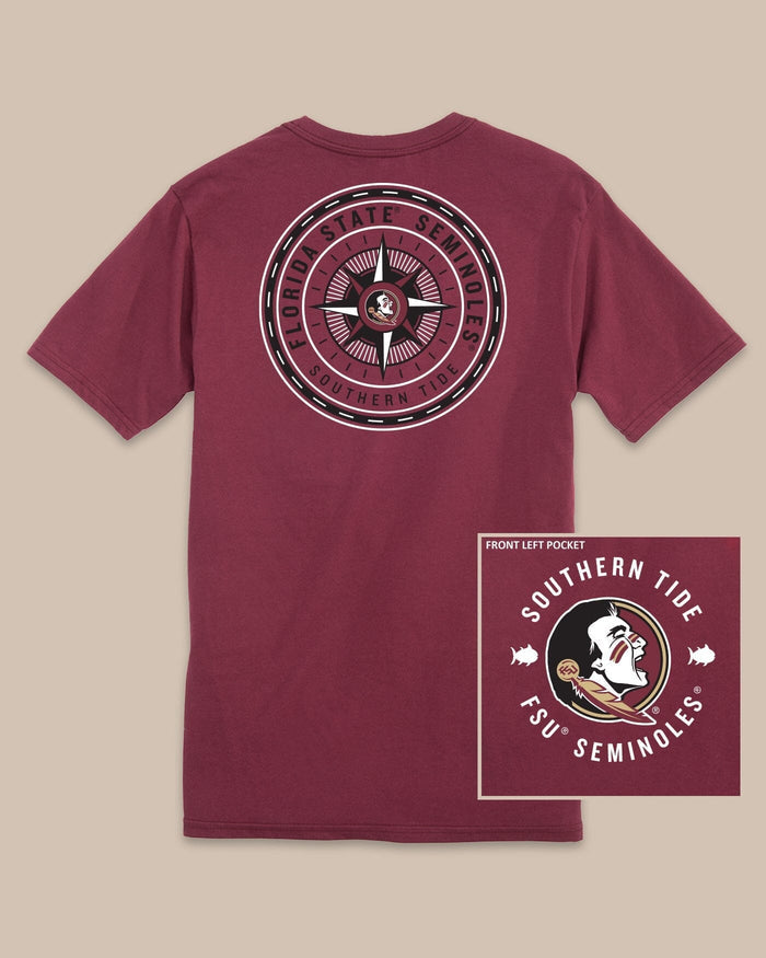 FSU Seminoles Gameday Collegiate Compass T-Shirt C_T-Shirts Southern Tide