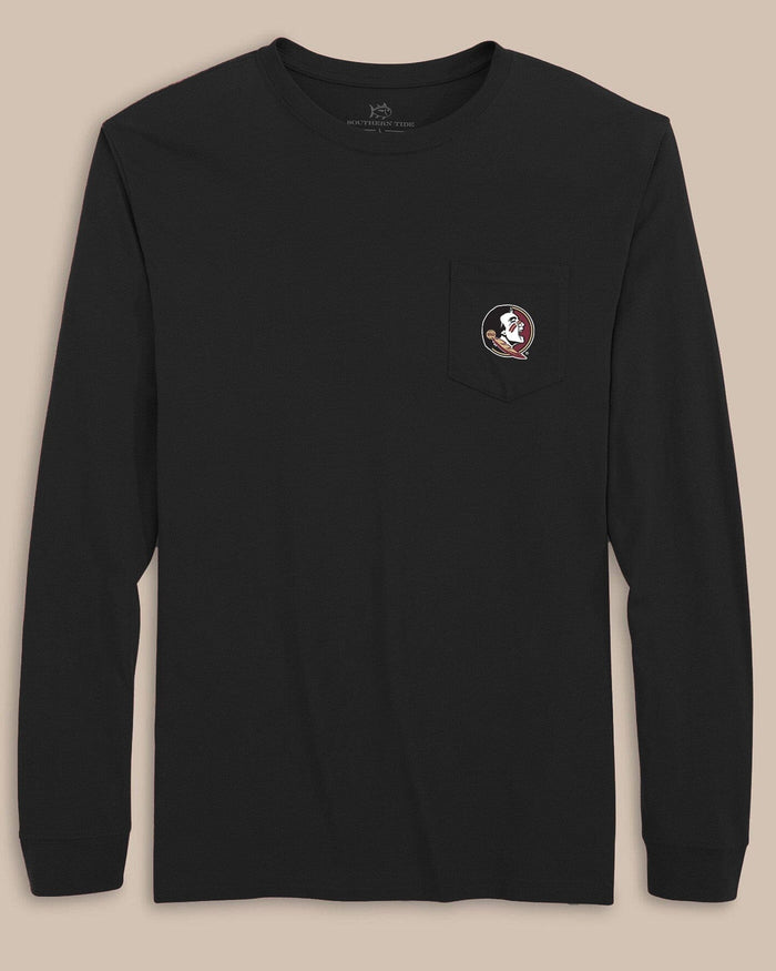 FSU Seminoles Gameday Embroidered Long Sleeve T-Shirt C_T-Shirts Southern Tide
