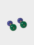 Gemelli da polso uomo pietre dure basilico/blu - Gallo 1927 - Official Online Shop
