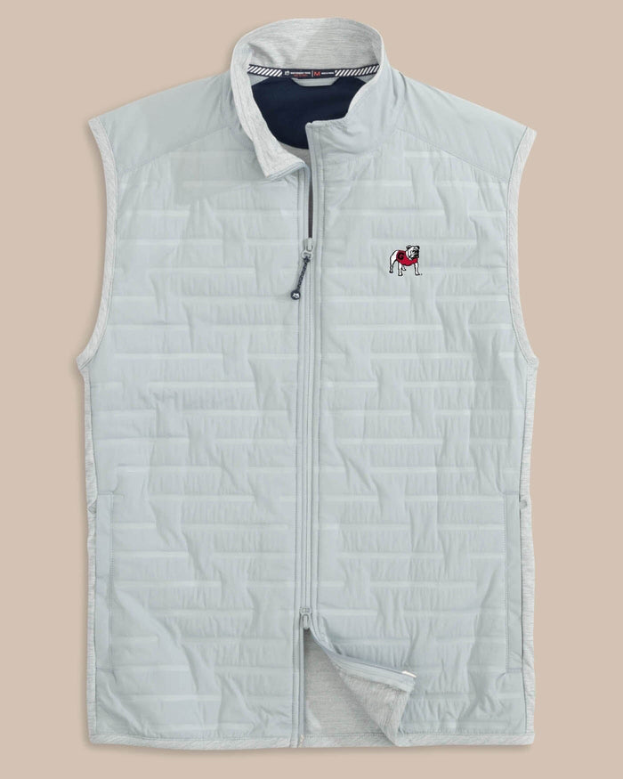 Georgia Bulldogs Abercorn Vest C_Outerwear Southern Tide