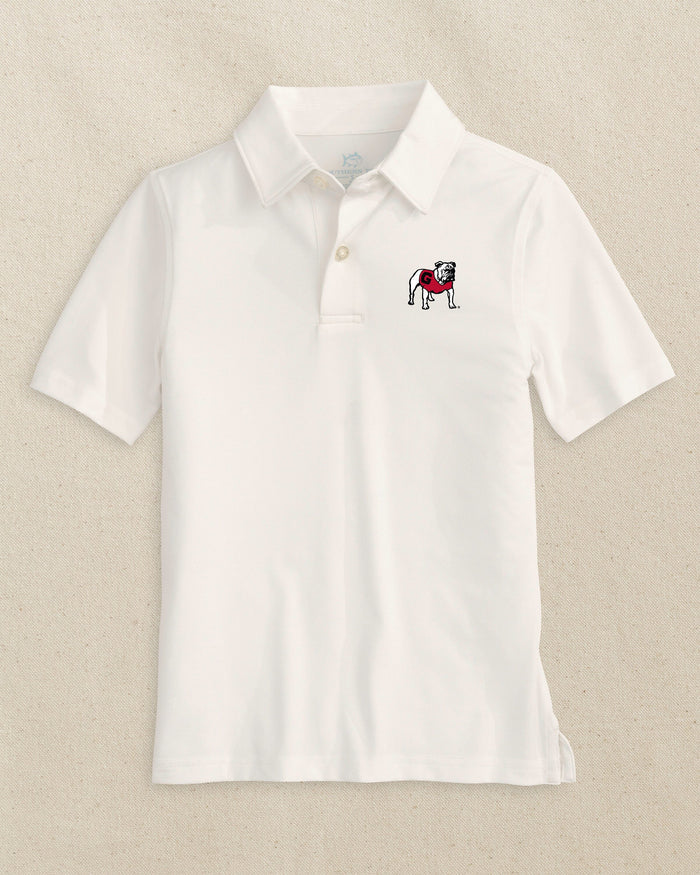 Georgia Bulldogs Boys Driver Performance Polo Shirt Y_Polo Shirts Southern Tide