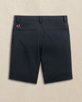The back view of the Southern Tide Georgia Bulldogs brrr°®-die 8" Performance Short by Southern Tide - Caviar Black