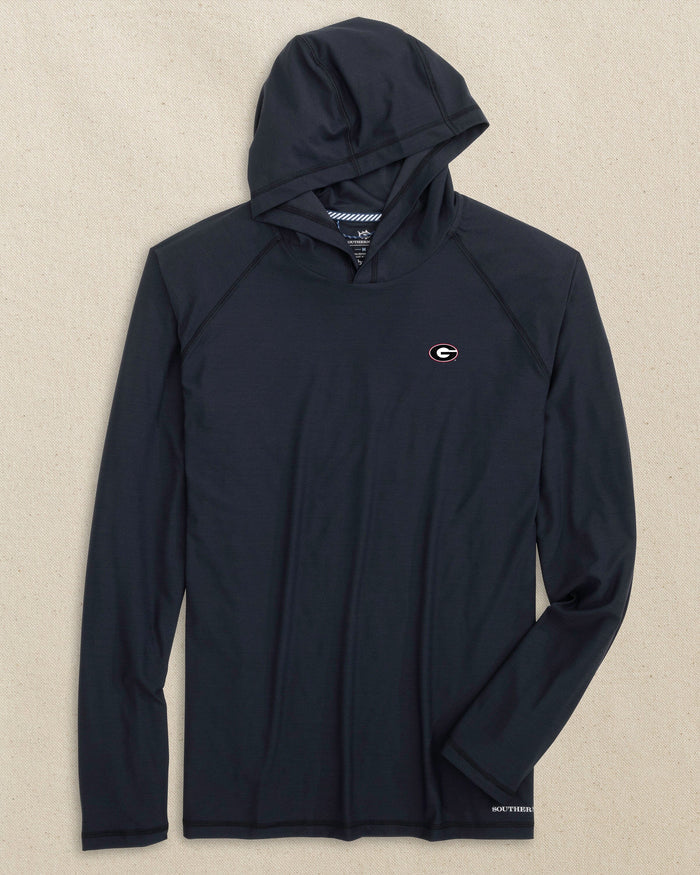 Georgia Bulldogs Oval G brrr°®-illiant Performance Hoodie C_Outerwear Southern Tide