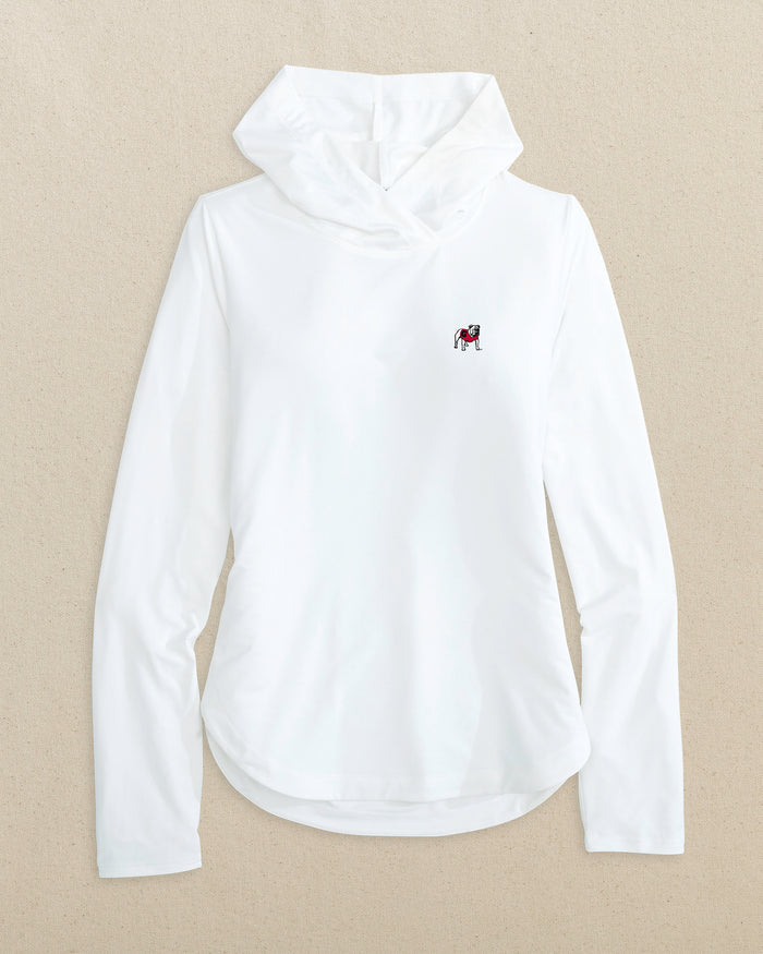 Georgia Bulldogs Women's Linley brrr°®-illiant Hoodie C_Outerwear Southern Tide