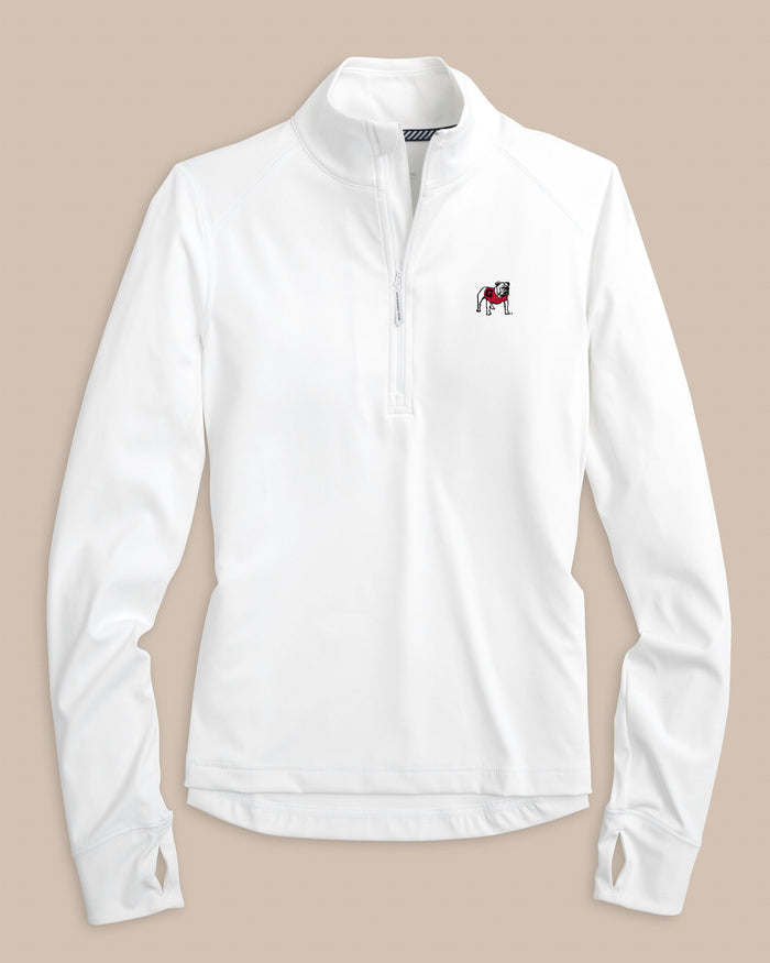 Georgia Bulldogs Women's Runaround Quarter Zip C_Outerwear Southern Tide