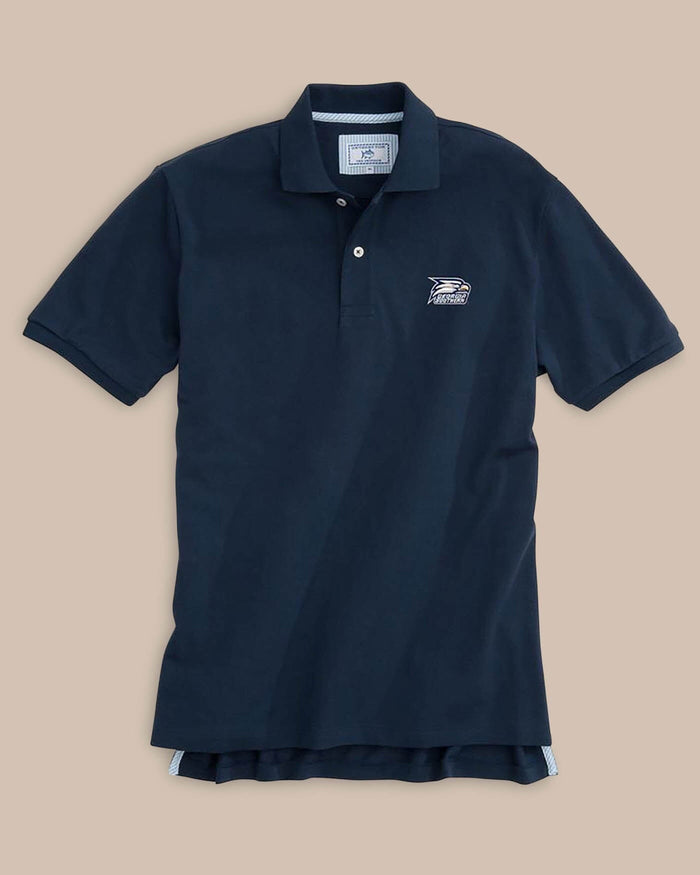 Georgia Southern Pique Polo Shirt C_Polo Shirts Southern Tide