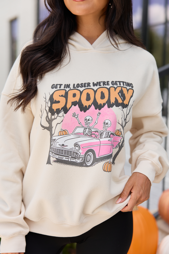 Get in Loser Cream Graphic Hoodie