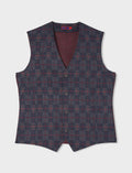 Gilet uomo poliestere e cotone royal fantasia scozzese - Gallo 1927 - Official Online Shop