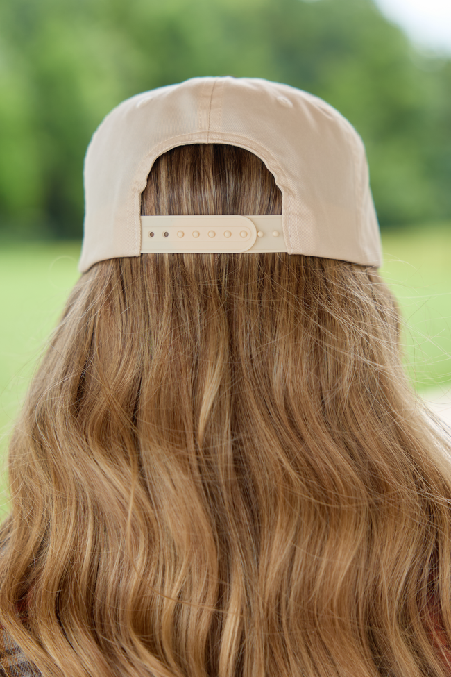 Go Ask Your Dad Natural/Brown Embroidered Trucker Hat