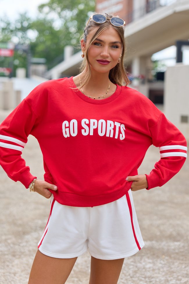 Go Sports Red Sweatshirt