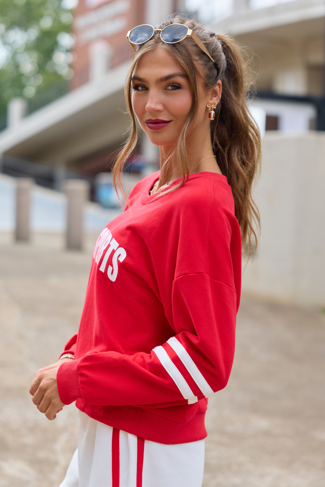 Go Sports Red Sweatshirt