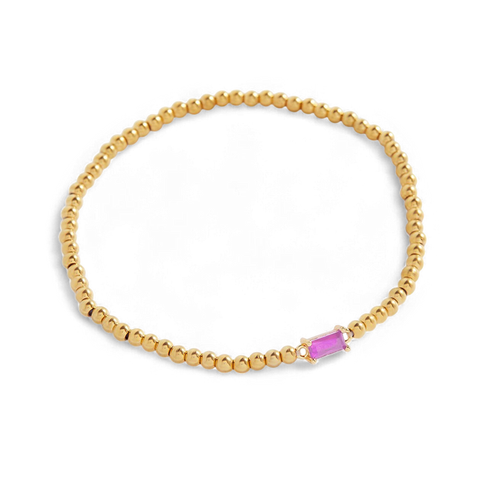 October Pink Tourmaline / 6.5"