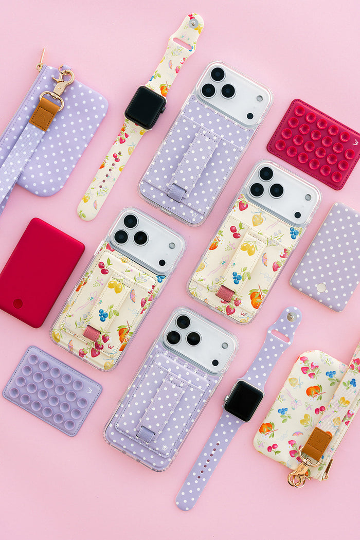 Grape Dots Magnetic Case