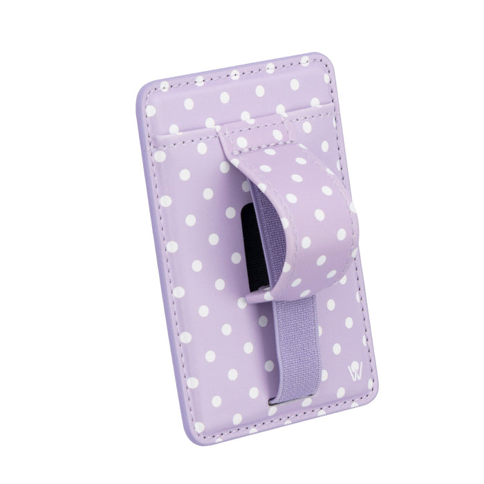 Grape Dots Magnetic Wallet