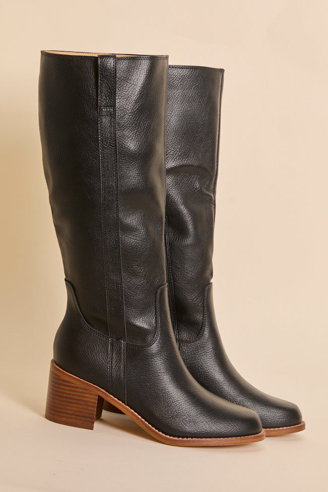 Harriet Black Tall Boots FINAL SALE
