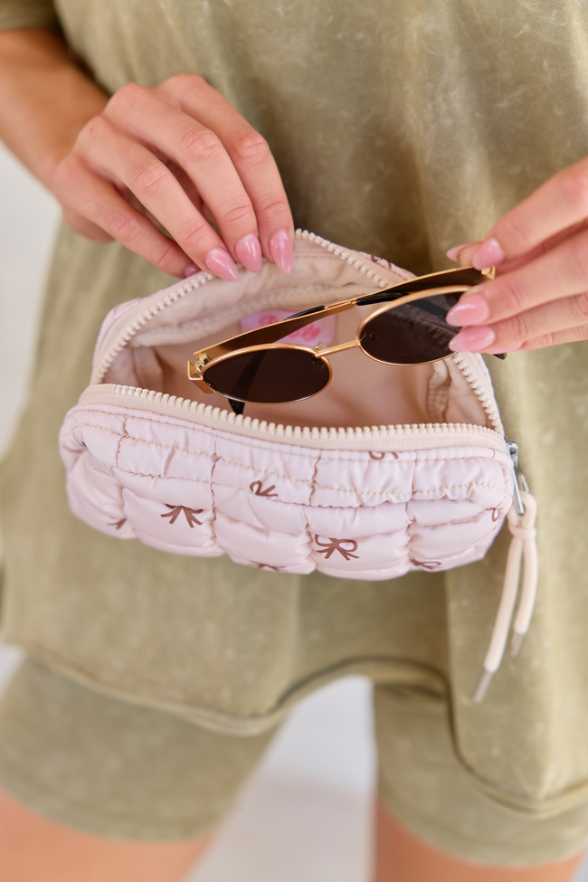 Haylie Bow Quilted Mini Bag