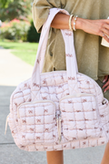 Haylie Bow Quilted Weekender