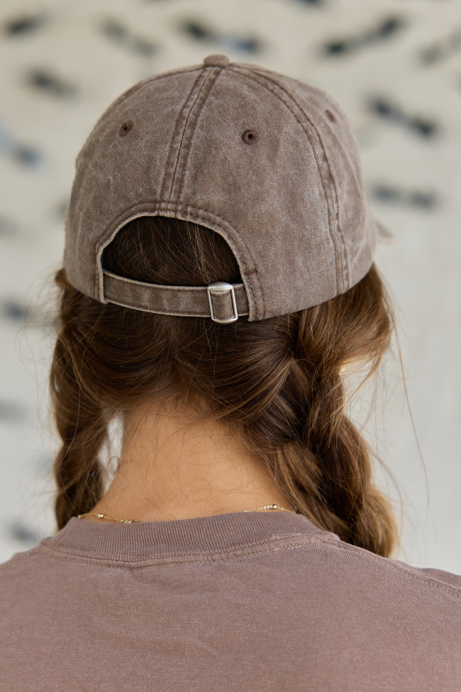 Hocus Pocus Brown Embroidered Relaxed Hat