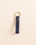 The front view of the Il Bisonte Classic Key Fob at Southern Tide - Blue