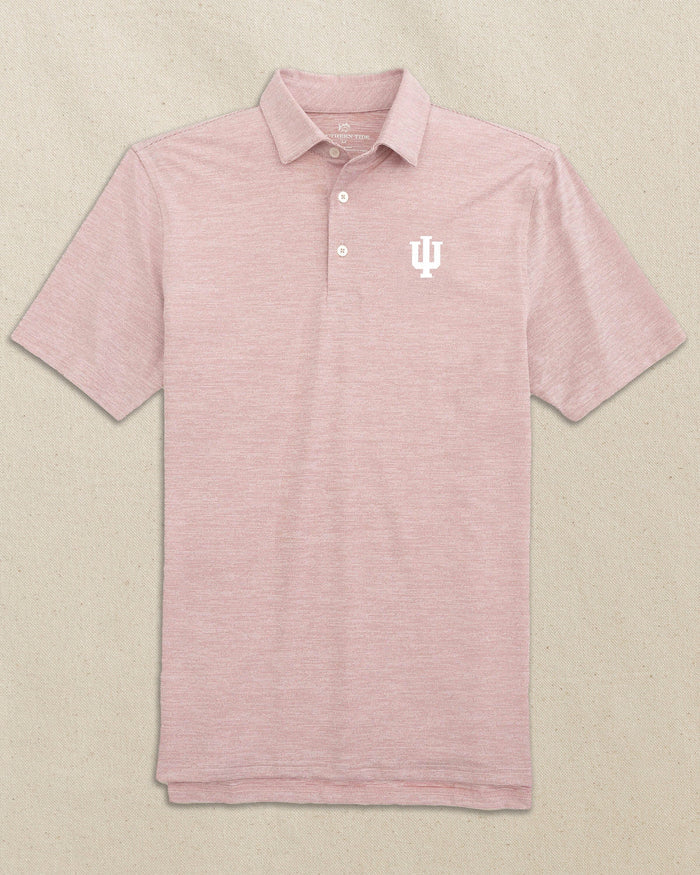 Indiana Hoosiers Driver Spacedye Polo C_Polo Shirts Southern Tide