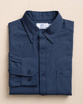 The front view of the Southern Tide Indigo Isle Sport Shirt by Southern Tide - Indigo