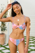 Island Escape Champs Elysees Pink Underwire Bikini Top FINAL SALE