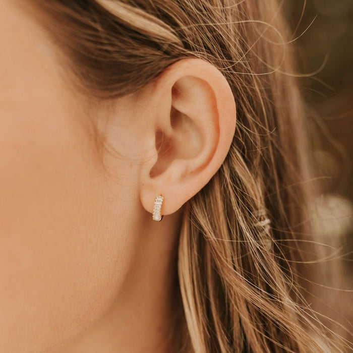 Ivy Diamond Hoop Earrings