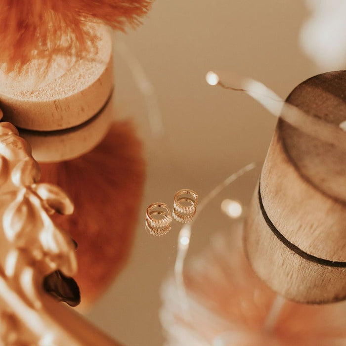 Ivy Diamond Hoop Earrings