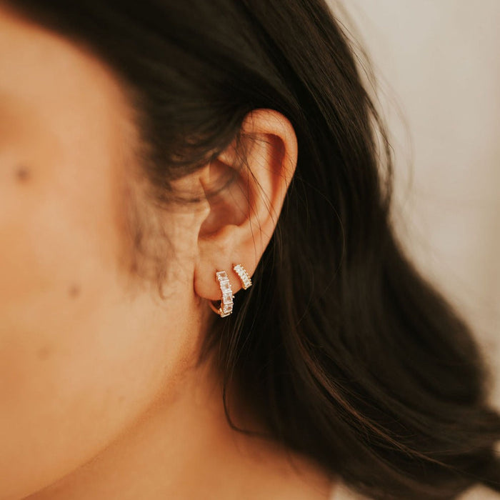 Ivy Diamond Hoop Earrings