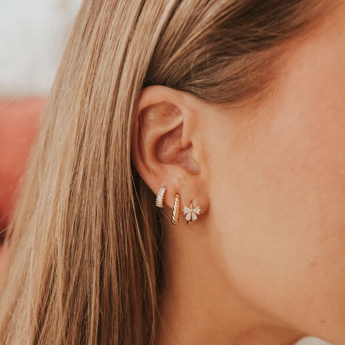 Ivy Diamond Hoop Earrings
